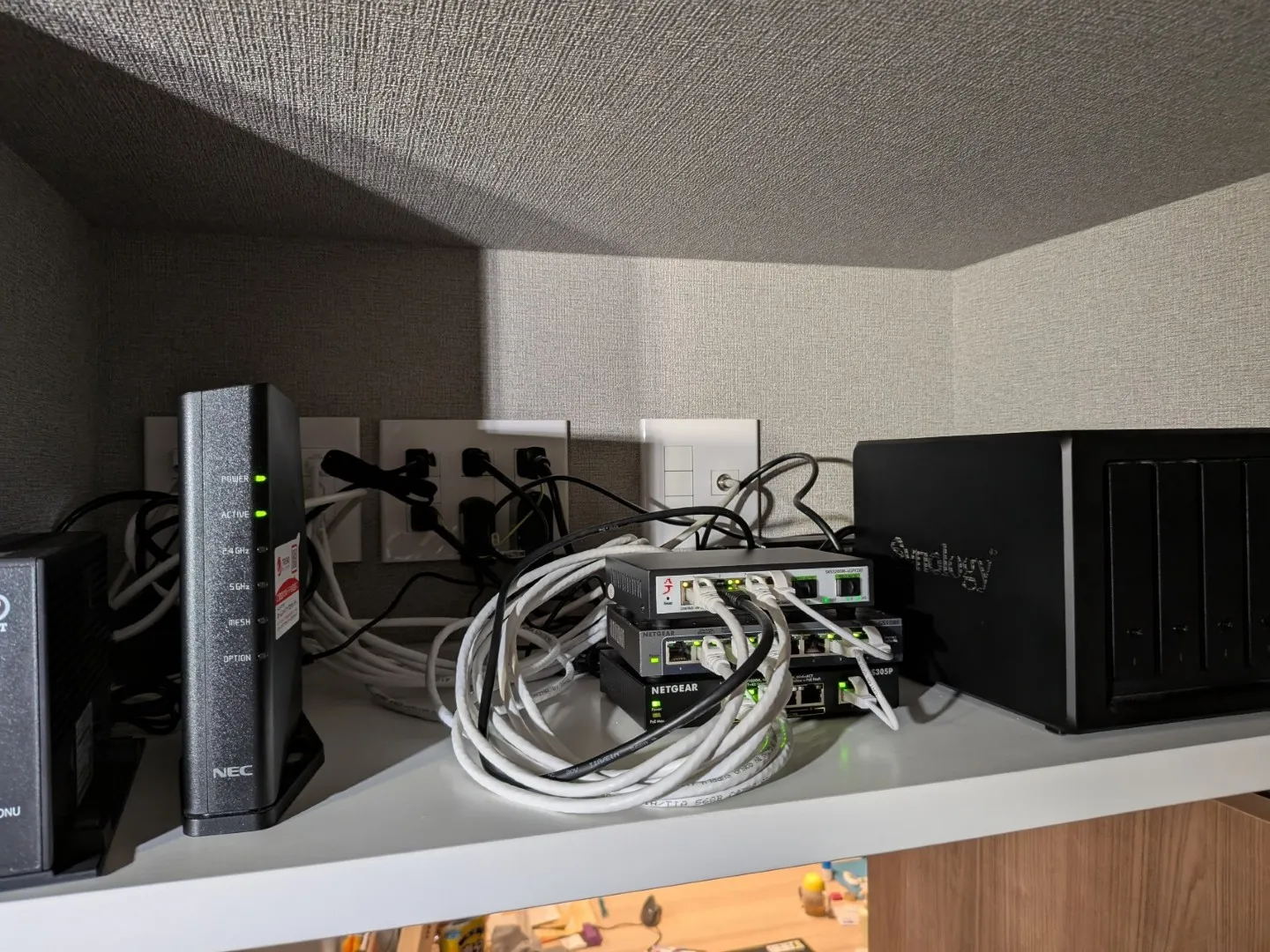 現在の情報分電盤の惨状